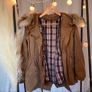 Zara Kids Camel Anorak Lightweight Jacket